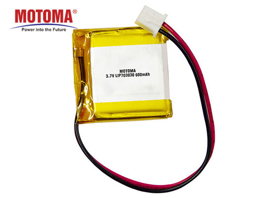 Batería tractiva 3.7V 600mah de los Gps de la flota con densidad de alta energía