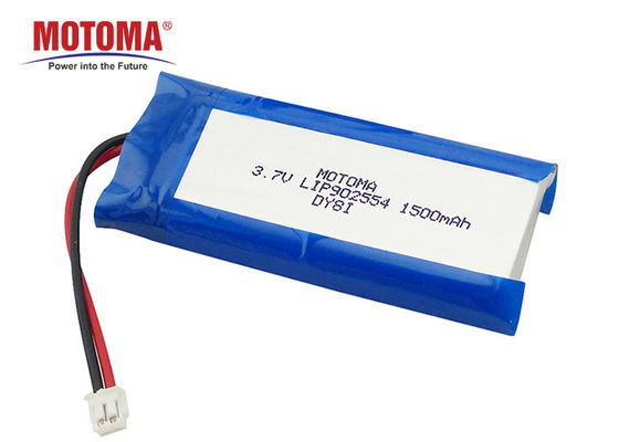 batería de litio médica de 500 ciclos, batería 3,7 V 1500mah de Lipo