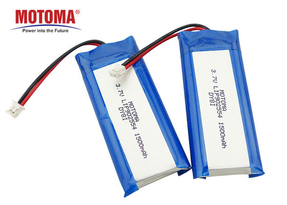 batería de la máquina de la posición de 1500mah 3.7V recargable con alta consistencia