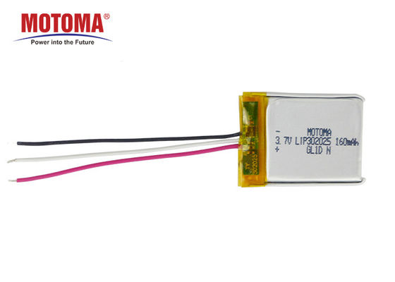 las baterías de litio del perseguidor de 160mah 3.7V modificaron el tamaño para requisitos particulares ISO9001 aprobado