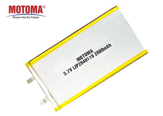 500 veces completan un ciclo el material de la batería 2800mAh NMC del polímero del ordenador portátil de la vida