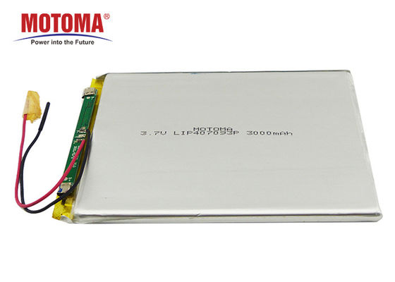 Batería profunda 3.7V recargable 3000mAh de Lipo del litio del ciclo de MOTOMA