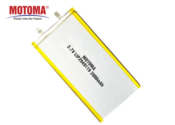 500 Times Cycle Life Laptop Polymer Battery 2800mAh NMC Material