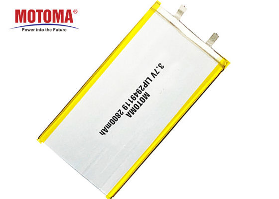 500 Times Cycle Life Laptop Polymer Battery 2800mAh NMC Material