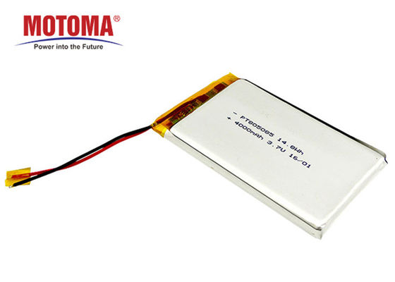 LIP805085 4000mAh Rechargeable Lithium Ion Battery Pack For Smart Instruments